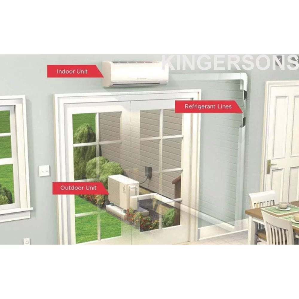 Mitsubishi P-Series 30000 BTU Wall Mounted Heat Pump Air Conditioning System - 19.8 SEER