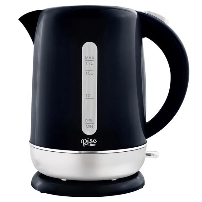 1.7 Litre Polypropylene Electric Tea Kettle, Black