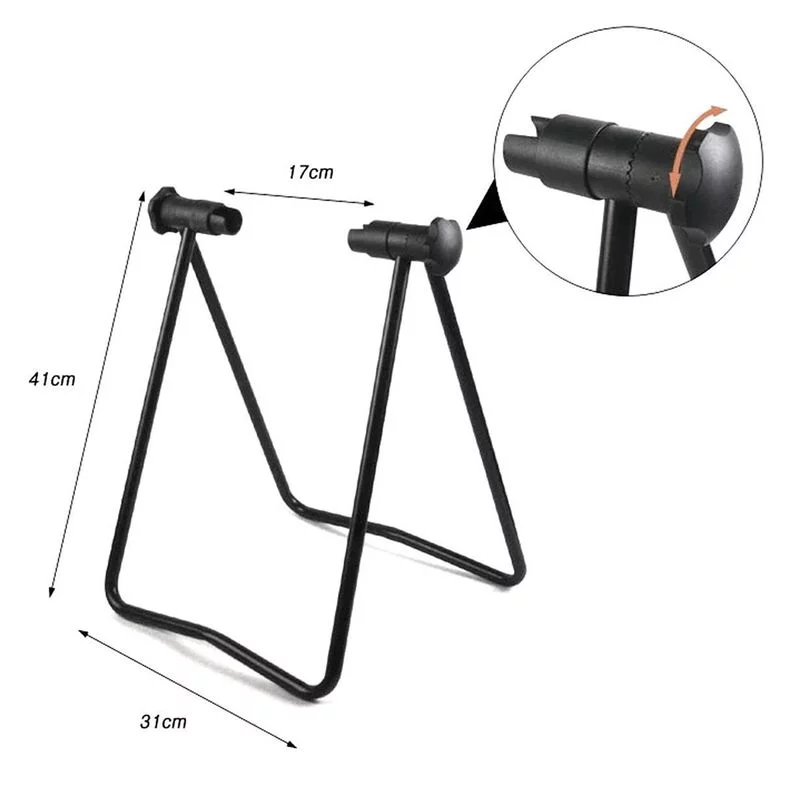 SJENERT Bike Bicycle Trainer Stationary Cycle Stand Indoor Exercise Training Foldable for Indoor Riding Converter Mount