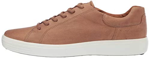 ECCO Men's Soft 7 Street Summer Sneaker Camel Nubuck - 470264-02034