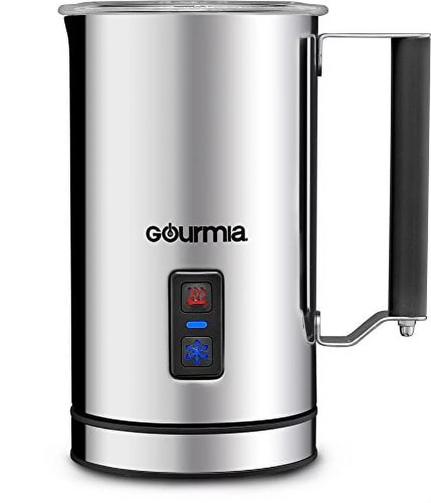 Gourmia Milk Frother, Stainless Steel Design