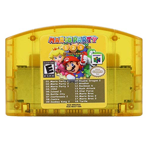 Nintendo 64 Games Bundle - 18 in 1 with Memory Card & Console