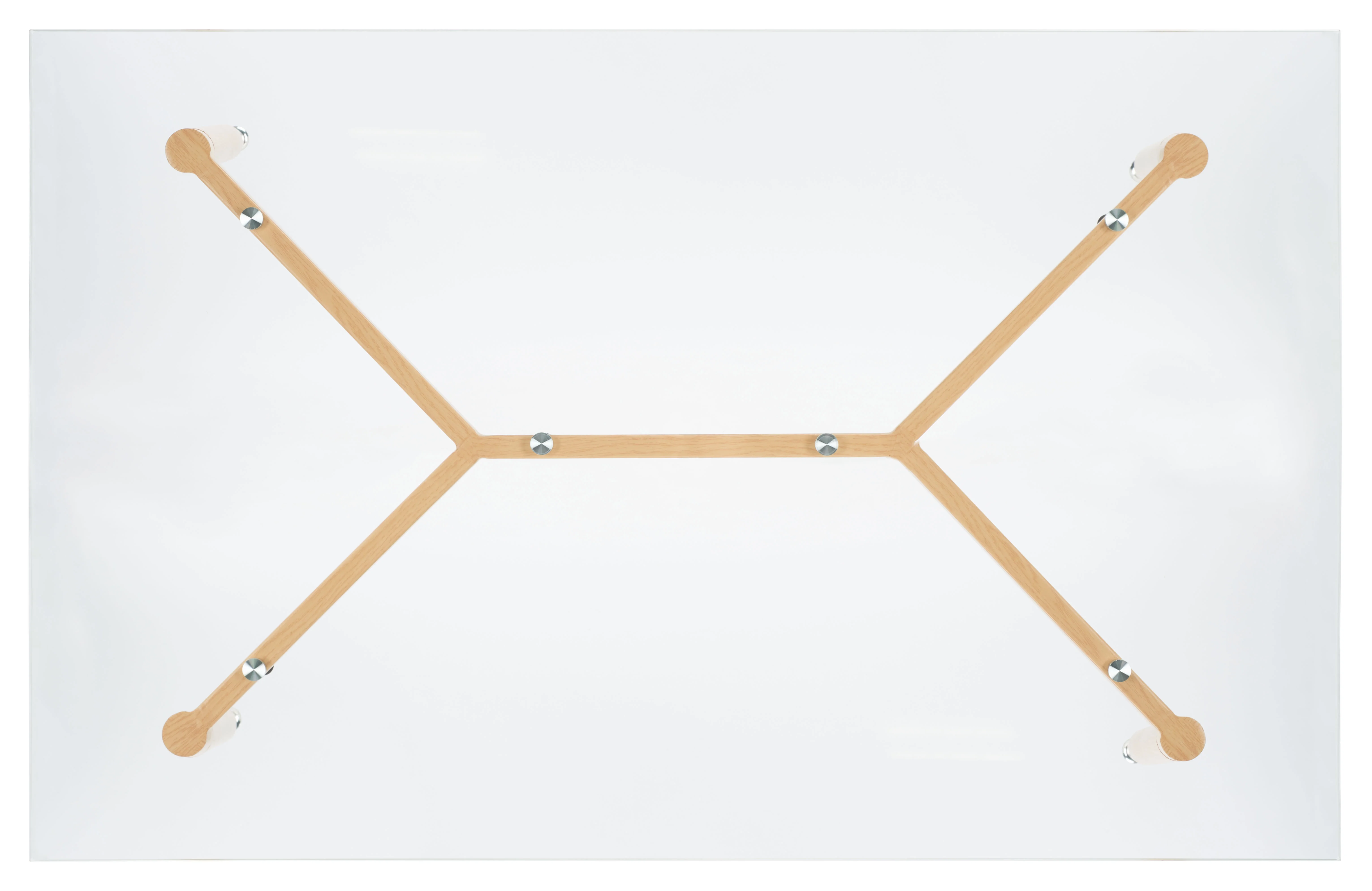 SAFAVIEH Averill Scandinavian Glass Dining Table, Clear (43.3 in. W x 29.5 in. D x 29.5 in. H)