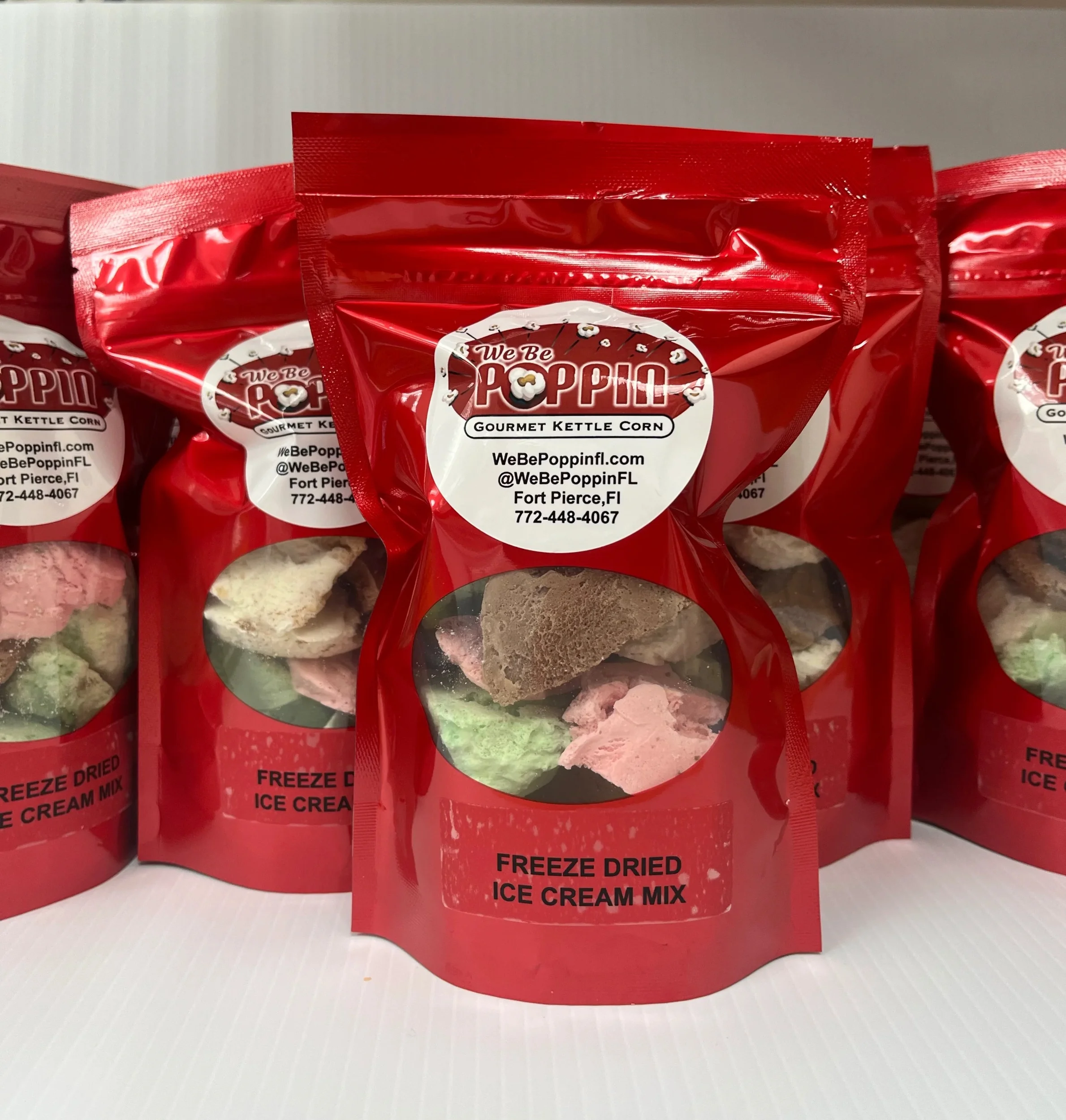 5 Pack Bundle of Freeze Dried Variety Packed Ice Cream}