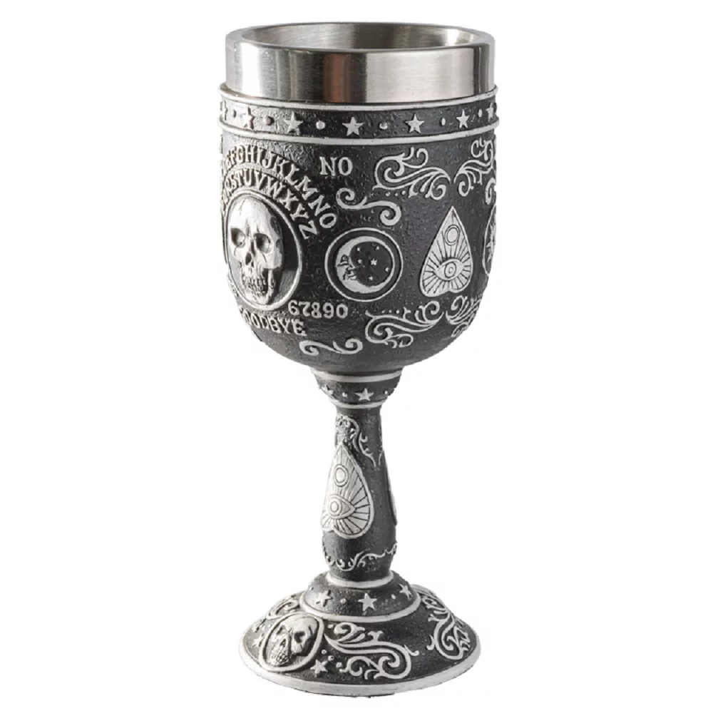Ouija Spirit Board Goblet | Steel by Medieval Collectibles