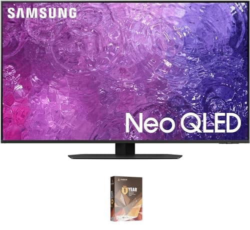 SAMSUNG QN65QN90CAFXZA 65 Inch Neo QLED Smart TV with 4K Upscaling with an Additional 1 Year Extended Amber Protection (2023) (USED)