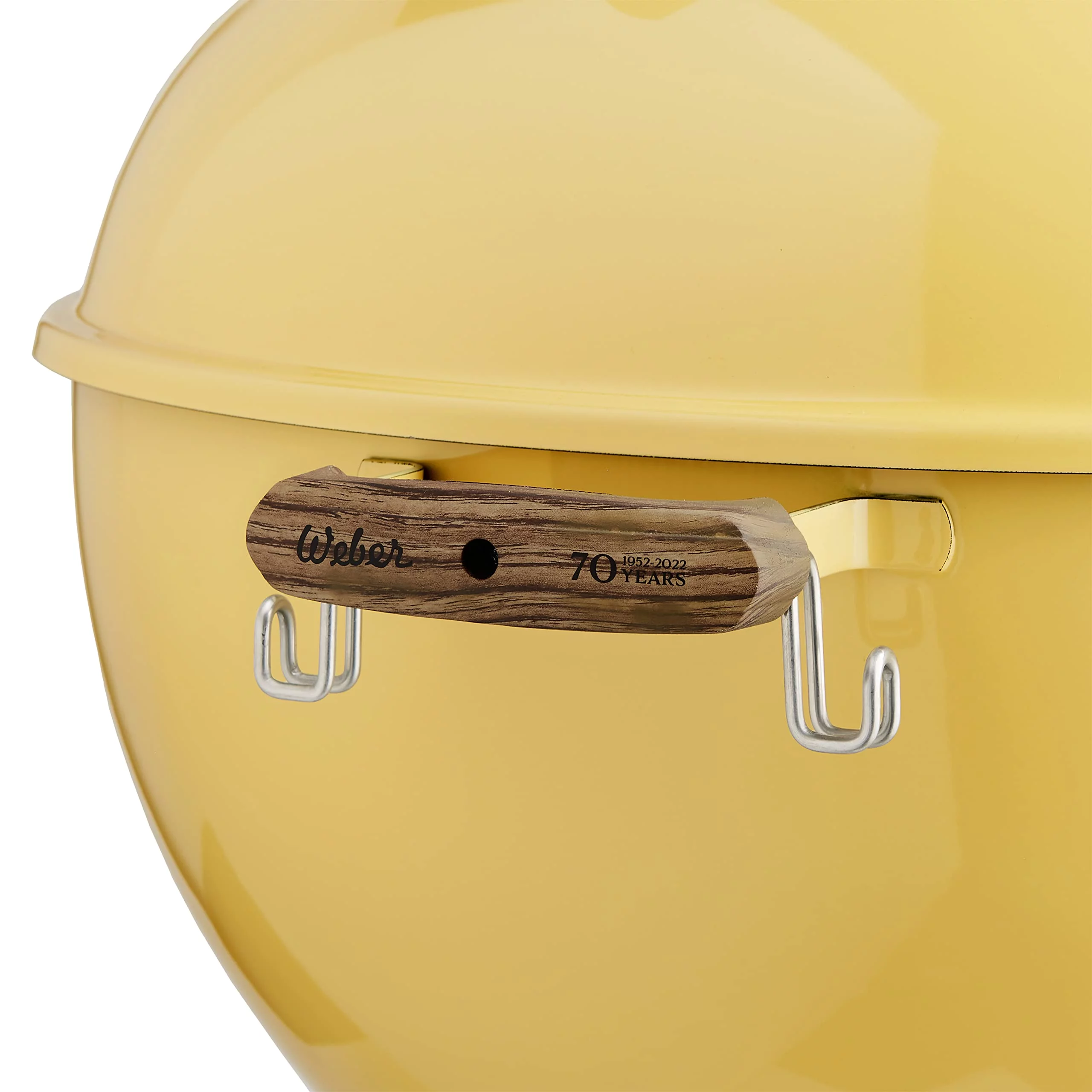 Weber 22 in. 70th Anniversary Kettle Charcoal Grill Hot Rod Yellow