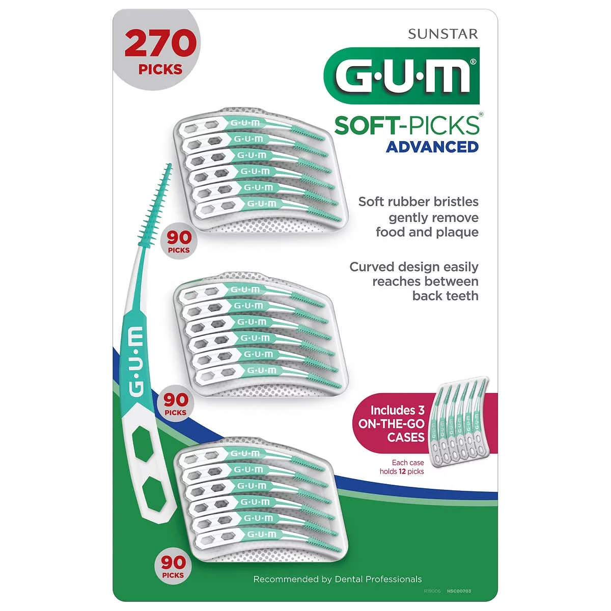 Gum Soft Picks Advanced, 270-count