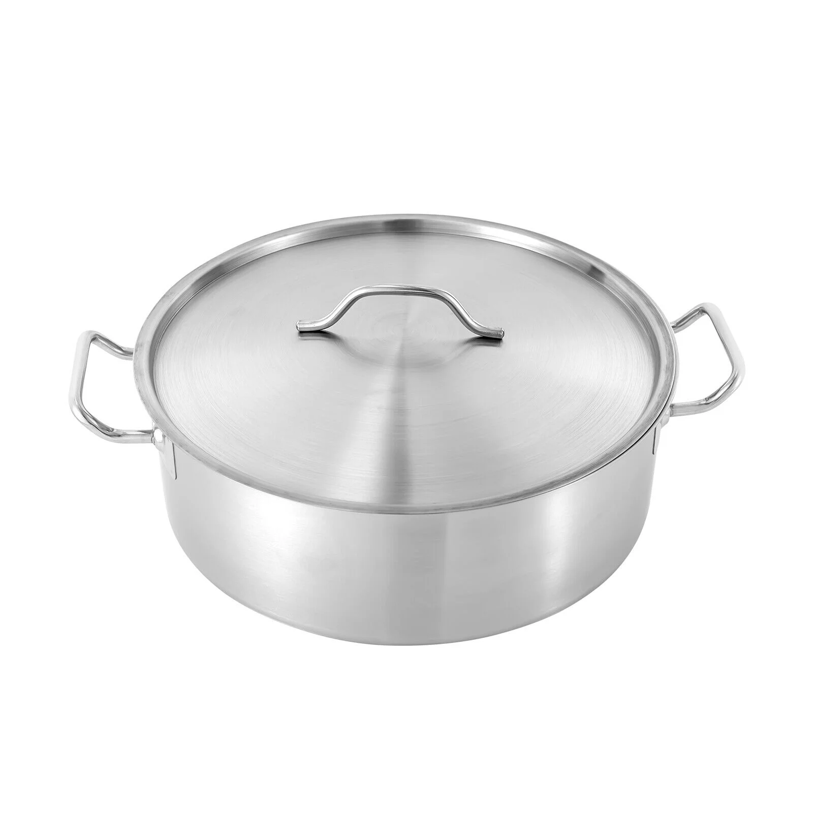 Ethedeal 2.75gal / 11 Quart Stainless Steel Large Soup Cookware Cooking Stockpot Lightweight & Lid