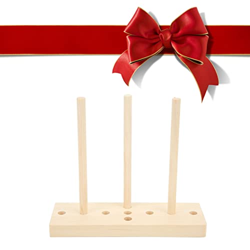 Hztyyier Bow Maker Bows Ribbon Making Tool Wooden Kit for Holiday Wreaths Hair Decor Various Crafts Corsages