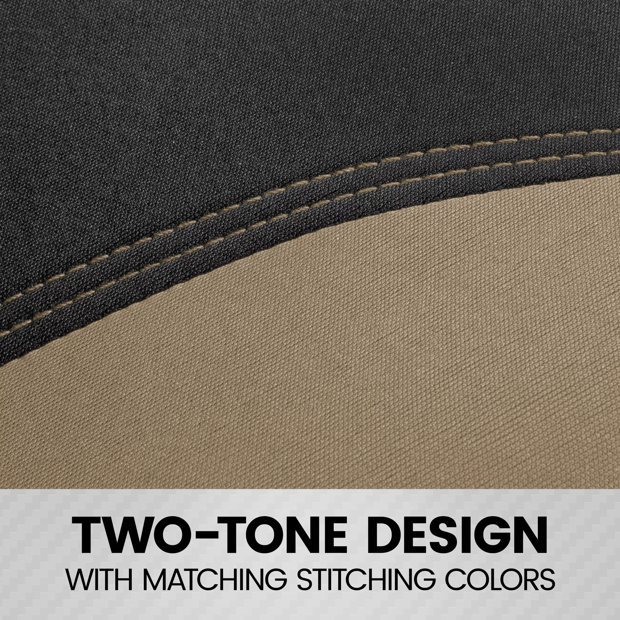 BDK Sleek and Stylish Car Seat Covers, Split Bench Option, 5 Headrests, Side Airbag Compatible