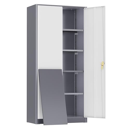 Greenvelly Metal Storage Cabinet, 72