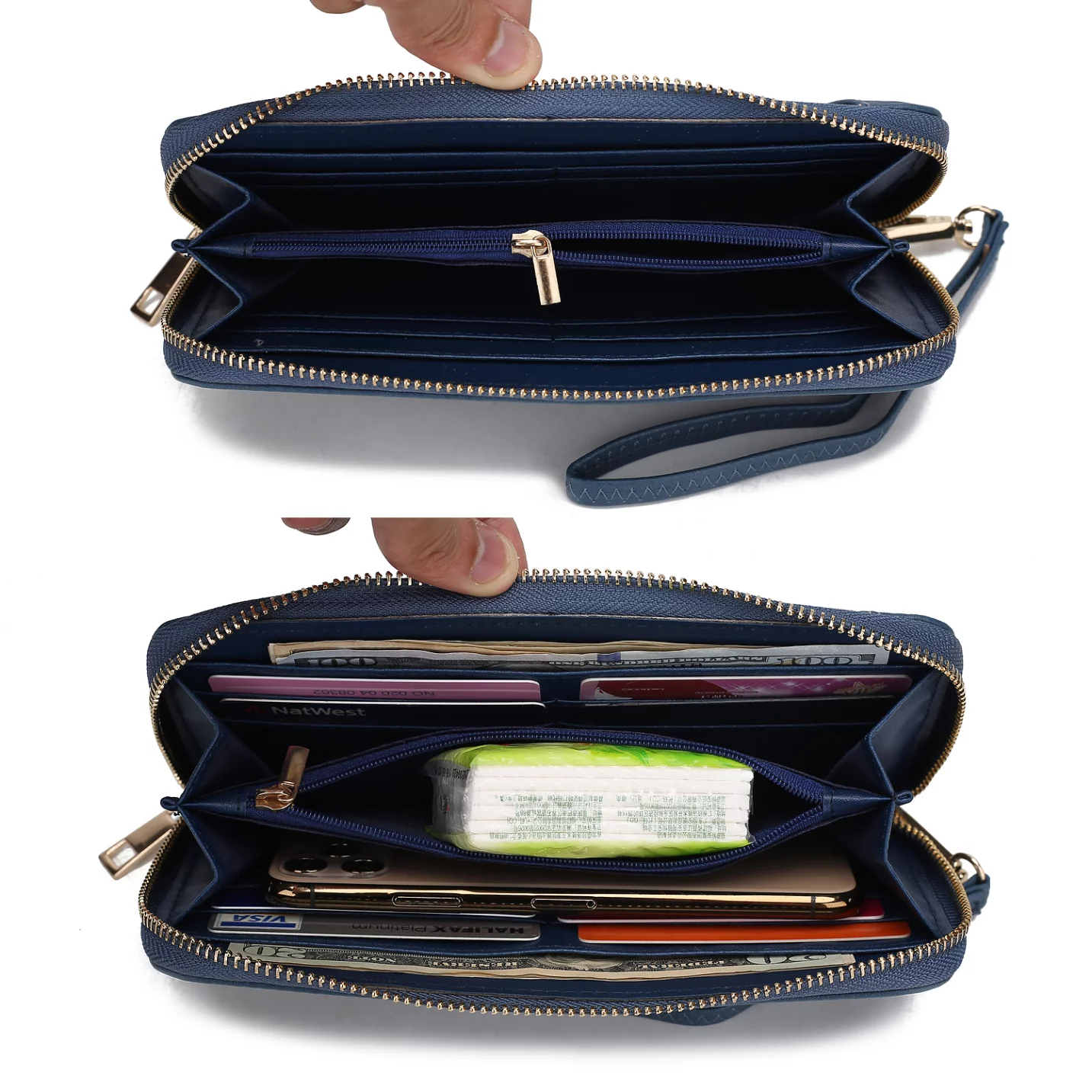 Dinah Light Weight Tote Handbag with Wallet by Mia K.