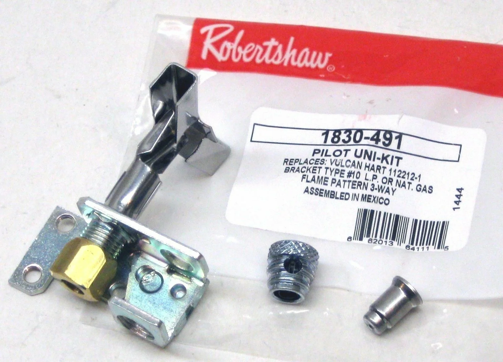 1830-491 Robertshaw Commercial Gas Oven Pilot for 51-1467 Vulcan 112212-1 Bkt#10