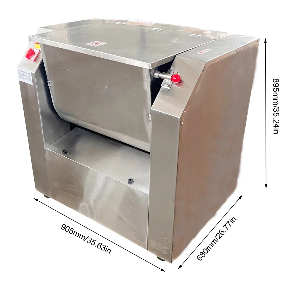 Techtongda 50KG Commercial Electric Dough Mixer Flour Mixing Machine Kneading Kitchen Equipment