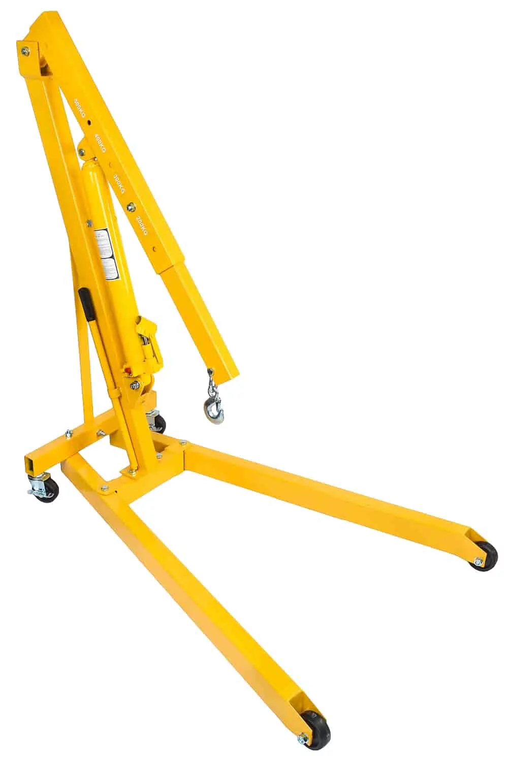 JEGS 81059 1/2-Ton Automotive Shop Crane Boom Operating Range: 29 in. to 44 in.
