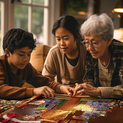 White Mountain Puzzles Delivering Gifts - 500 Piece Jigsaw Puzzle