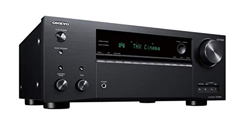 Onkyo TX-NR696 Home Audio Smart Audio and Video Receiver, Sonos Compatible and Dolby Atmos Enabled, 4K Ultra HD and AirPlay 2, Black