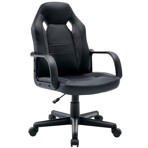 Ergonomic Computer Gaming Chair Home Office Racing Executive Video Task Desk PU Leather for Adults Teens Kids Gamer