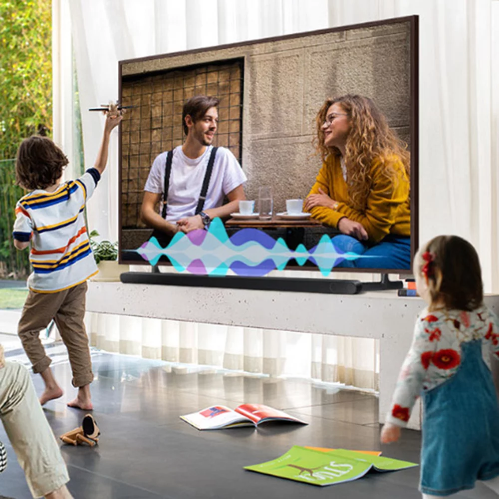 Open Box Samsung HW-S800B/ZA 3.2.1ch Soundbar with Wireless Dolby Atmos DTS Virtual:X, Ultra Slim Design, Q Symphony, SpaceFit Sound, Airplay 2, Game Pro Mode, Alexa Built-in, 2022, Black