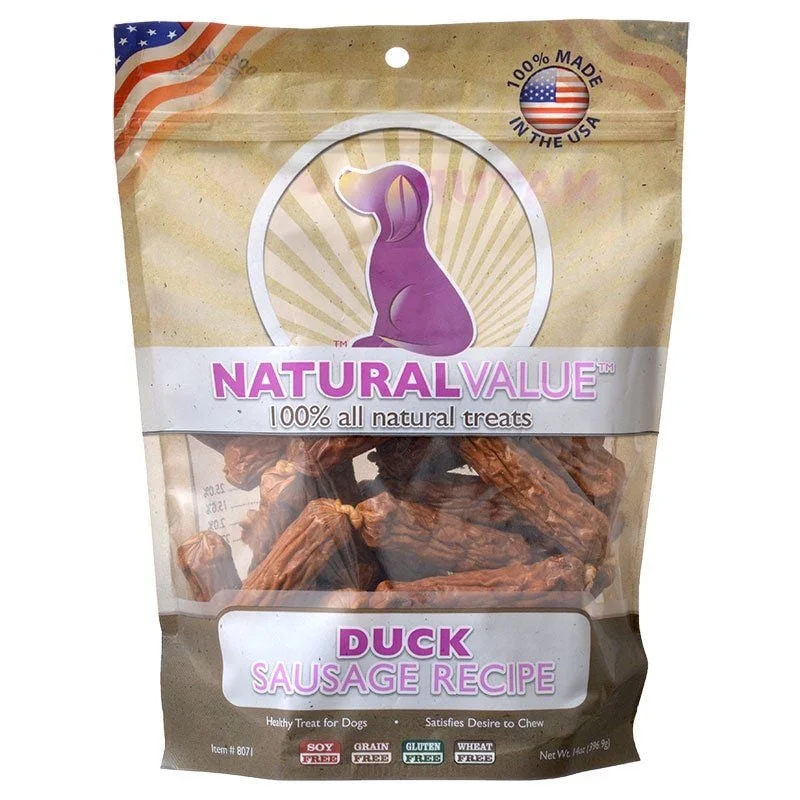 Loving Pets Loving Pets Natural Value Duck Sausages 14 oz Pack of 4