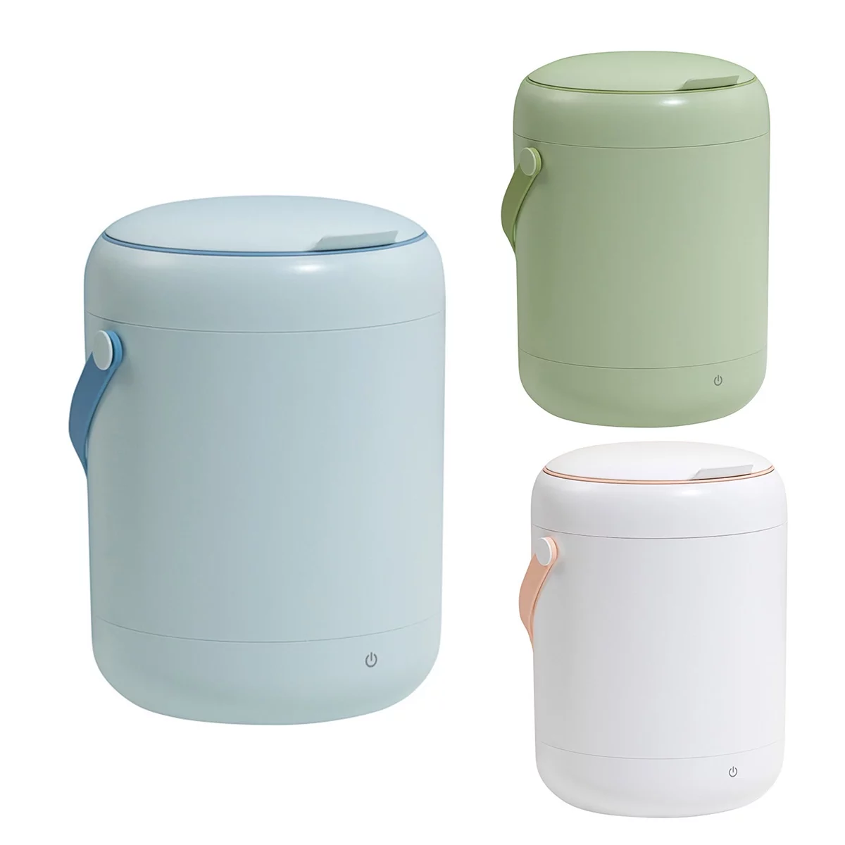 TurboClean Smart Clothes Washing Machine - Antibacterial Underwear & Socks Washer with Blue Light, Compact & Efficient