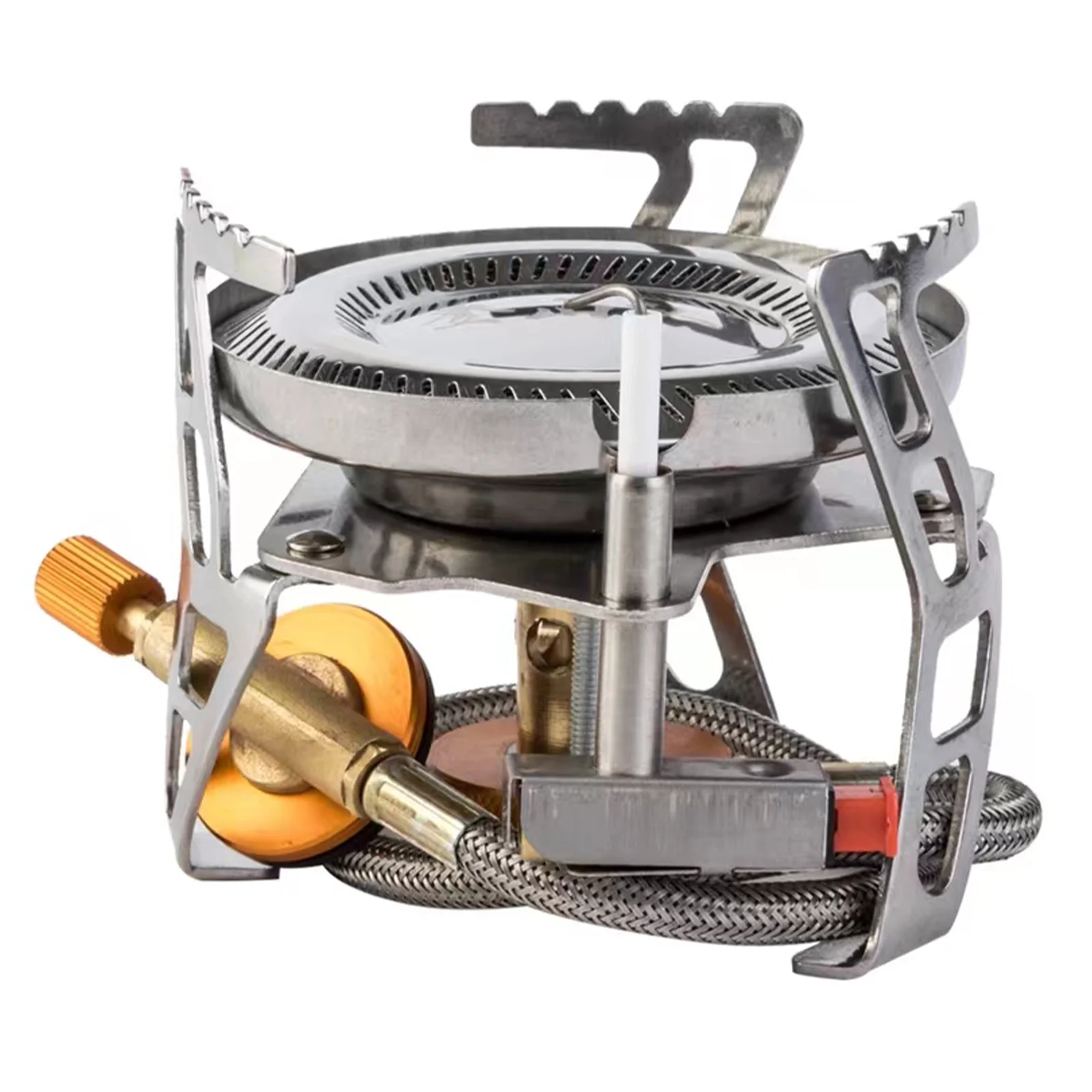 Stainless Steel Mini All-in-one Camping Stove Stove Gas Stove Camp Furnace Cooker Cooking Tourist Camp