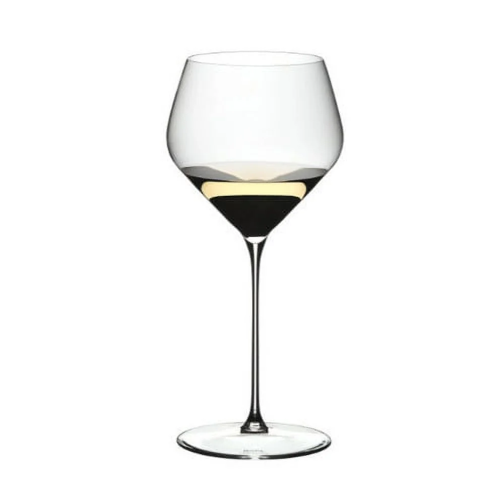Riedel Veloce Chardonnay Glasses (Set of 2) with Microfiber Polishing Cloth