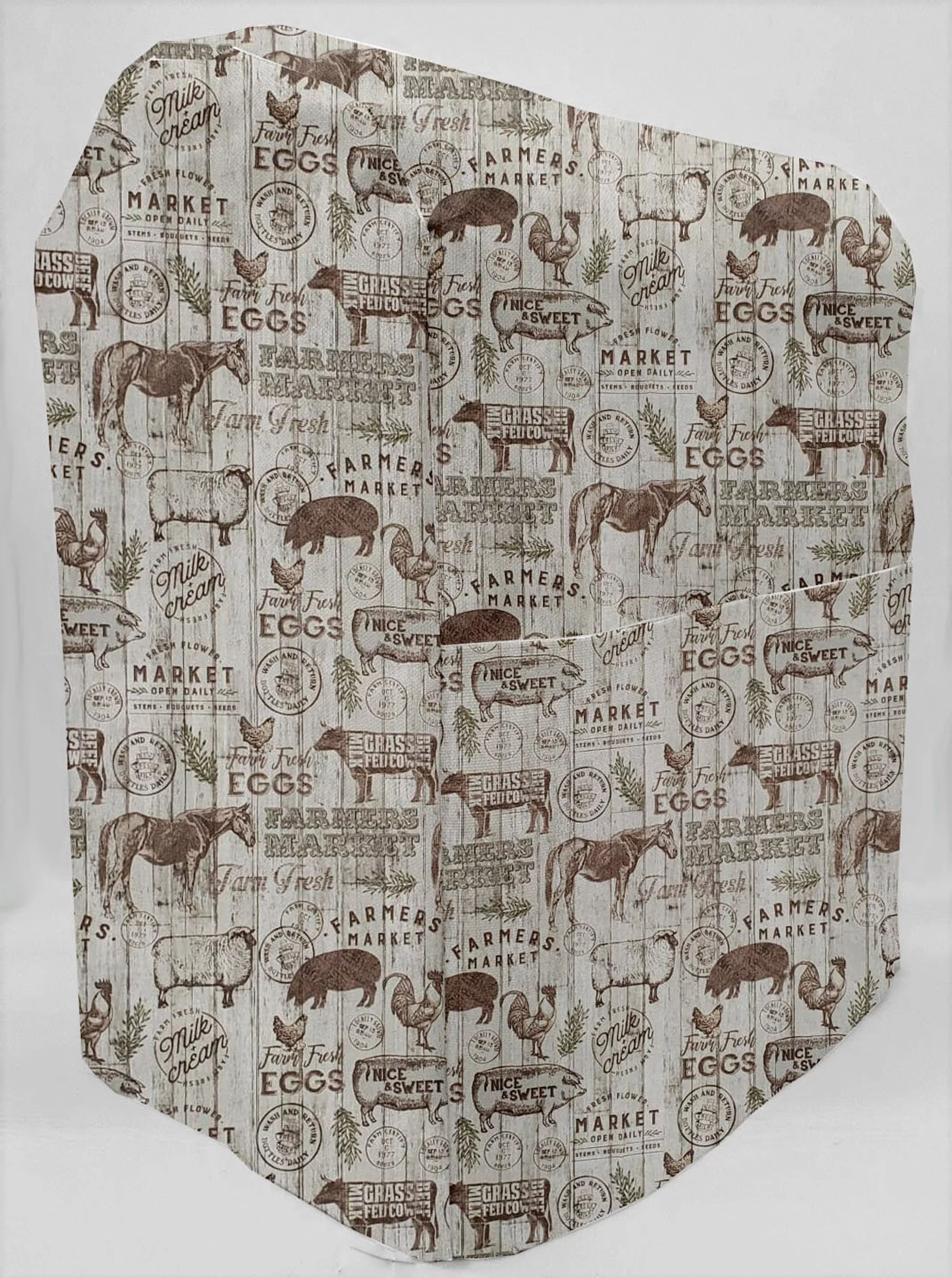 Farmers Market Cover Compatible with Hamilton Beach 4 Quart 7 Speed Tilt Head Stand Mixer by Penny's Needful Things (All Farmers Market)