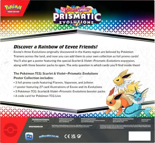 Pokemon TCG: Scarlet & Violet—Prismatic Evolutions Poster Collection