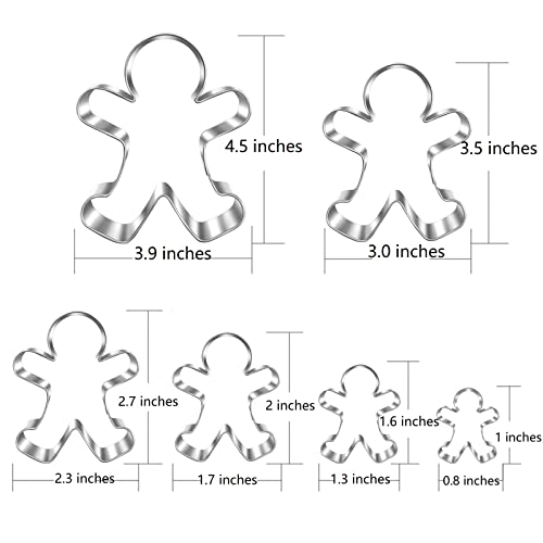 Gingerbread Man Cookie Cutter Set-4.5