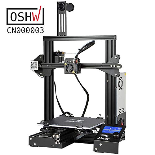 Official Creality Ender 3 3D Printer Fully Open Source with Resume Printing Function DIY Printers Build Volulme 8.66x8.66x9.84 inch