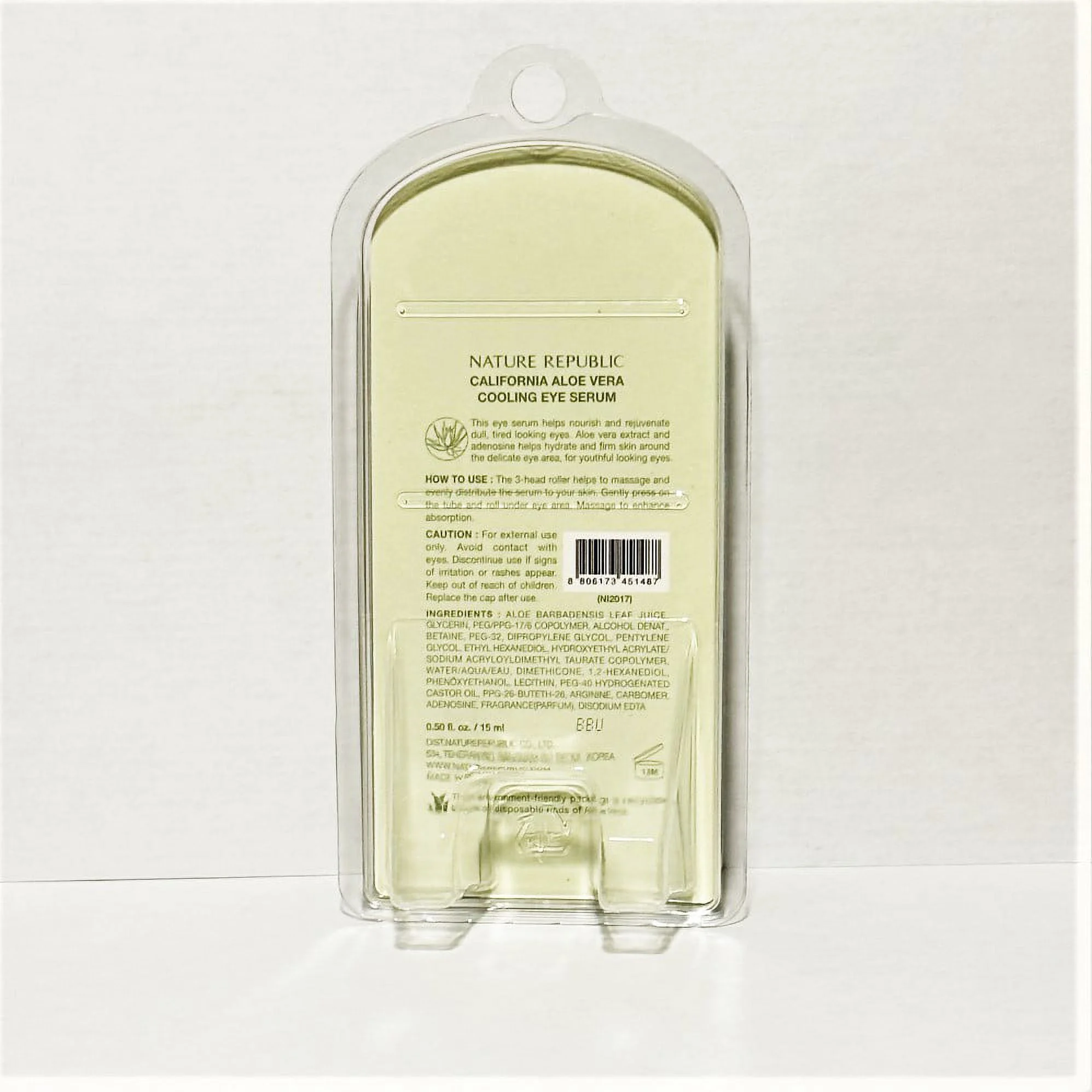 4 Pack Nature Republic California Aloe Cooling Eye Serum 15ml US Seller~ Sealed