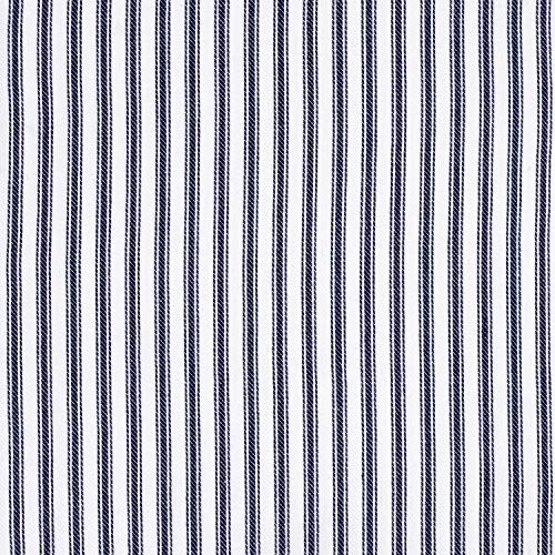 Cackleberry Home Red and White Ticking Stripe Woven Cotton Bib Apron Pocket Adjustable Strap