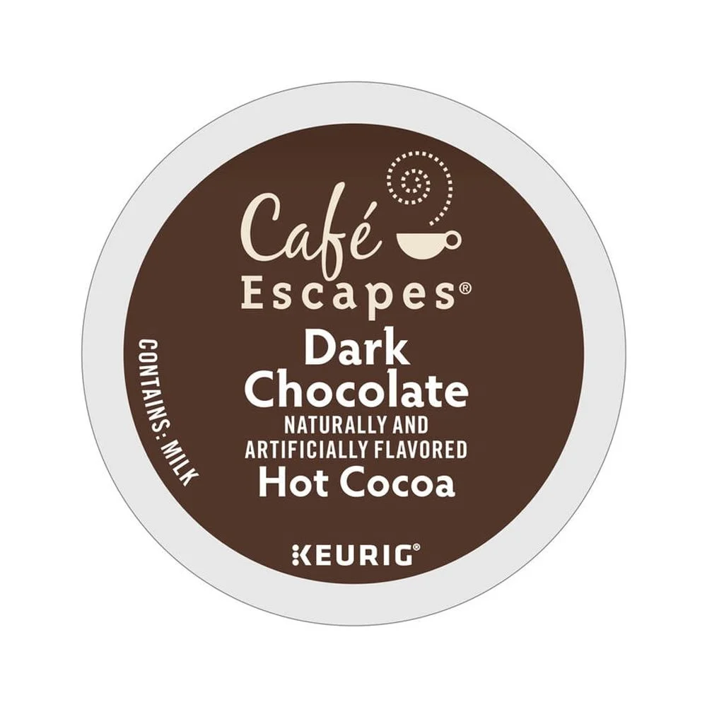 Dark Chocolate Hot Cocoa, K-Cup Pod, 72 Count
