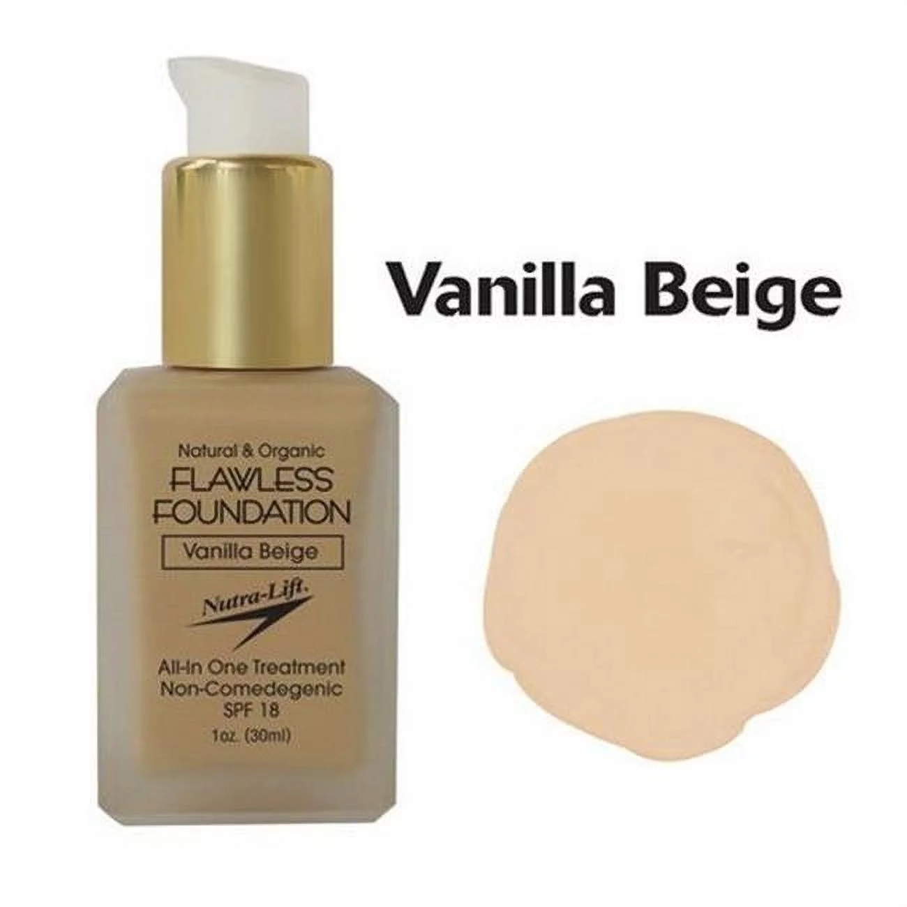 Nutra-Lift 676896000662 Vanilla BeigeFlawless Foundation