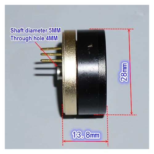 3-Phase 2204 Brushless Electronic Starter DC 12V 330KV 3960RPM NdFeB 4mm Hollow Shaft Infinite Place Drone PTZ Electronic Starter MAYAIYIN