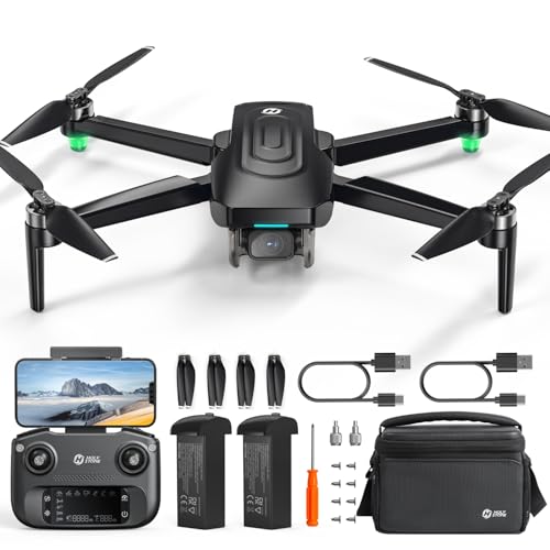 Holy Stone GPS Drone With 4K EIS Camera For Adults, HS175G 249g Foldable RC Quadcopter With Auto Return, Follow Me, 60 Mins Flight Time, Battery Fast Charge, Headless Mode, Upgraded HS175D