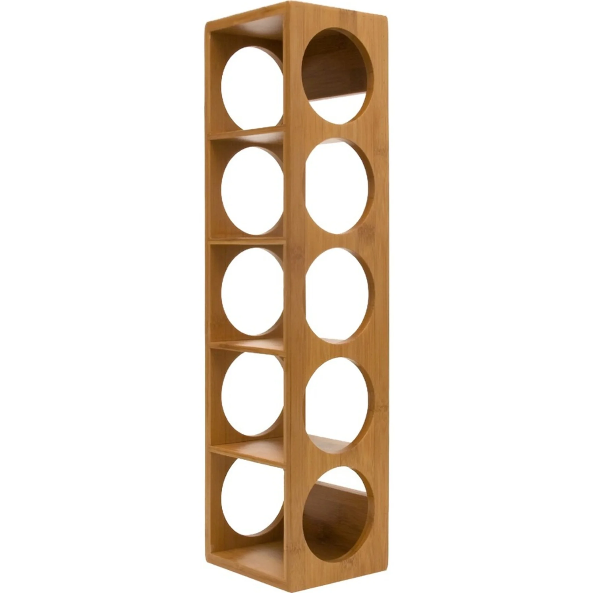 Lipper International Bamboo 5 Bottle Wine Rack 8305