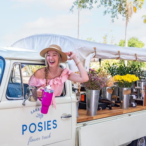 Cirkul 40oz. Carbon Stainless Steel Tumbler with Handle, All-Day StrawSip™, Double-Wall Insulated