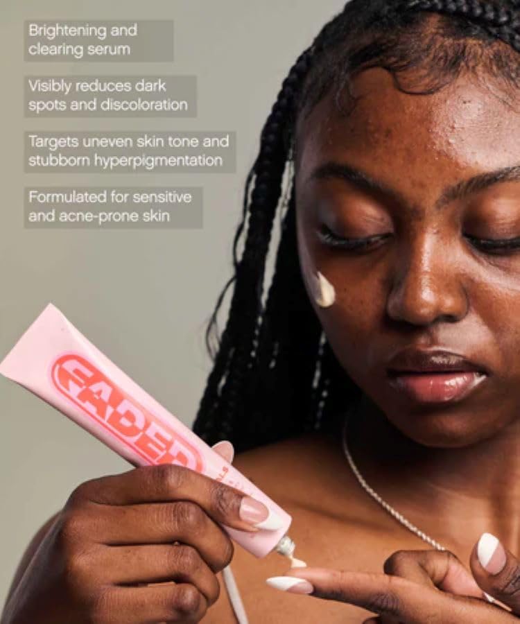 Topicals Faded Brightening and Clearing Serum | Reduces Discoloration Post-Blemish Marks Scars Spots Contains Kojic Acid Niacinamide Dermatologist-tested Vegan Cruelty-Free Fl Oz