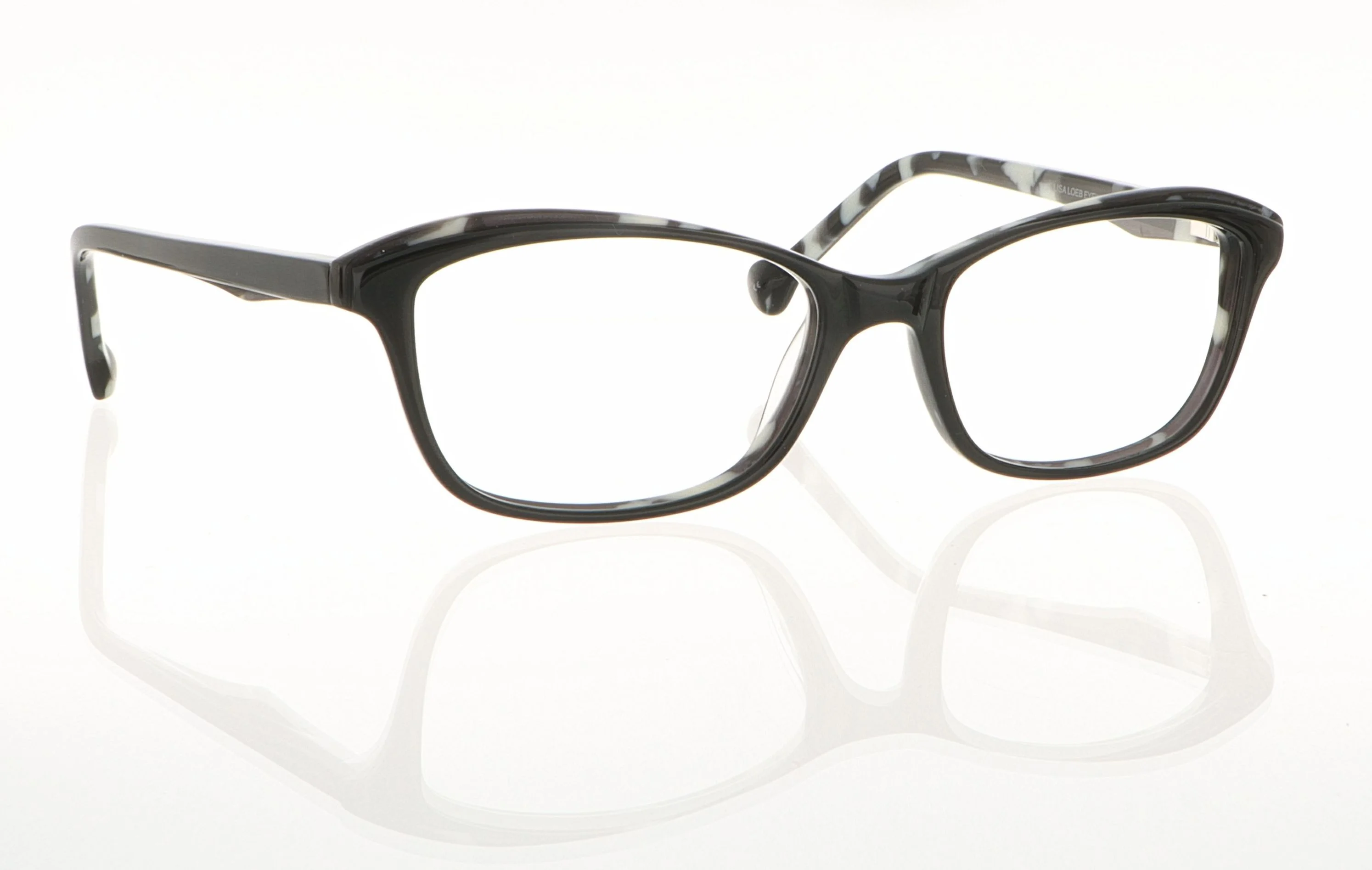 Lisa Loeb Eyeglasses Frames for Women, Superbuzz 175, Licorice Twist, 51-17-135