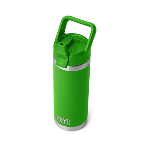 YETI Rambler 18 oz Bottle, Vacuum Insulated, Stainless Steel with Straw Cap, Beekeeper