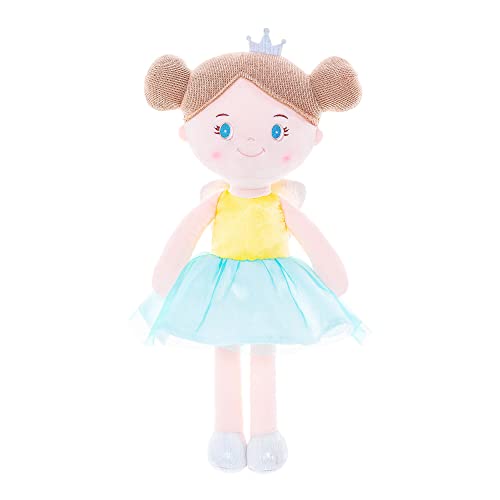 Gloveleya Baby Girl Gift First Baby Doll Plush Doll Print Sunflowers