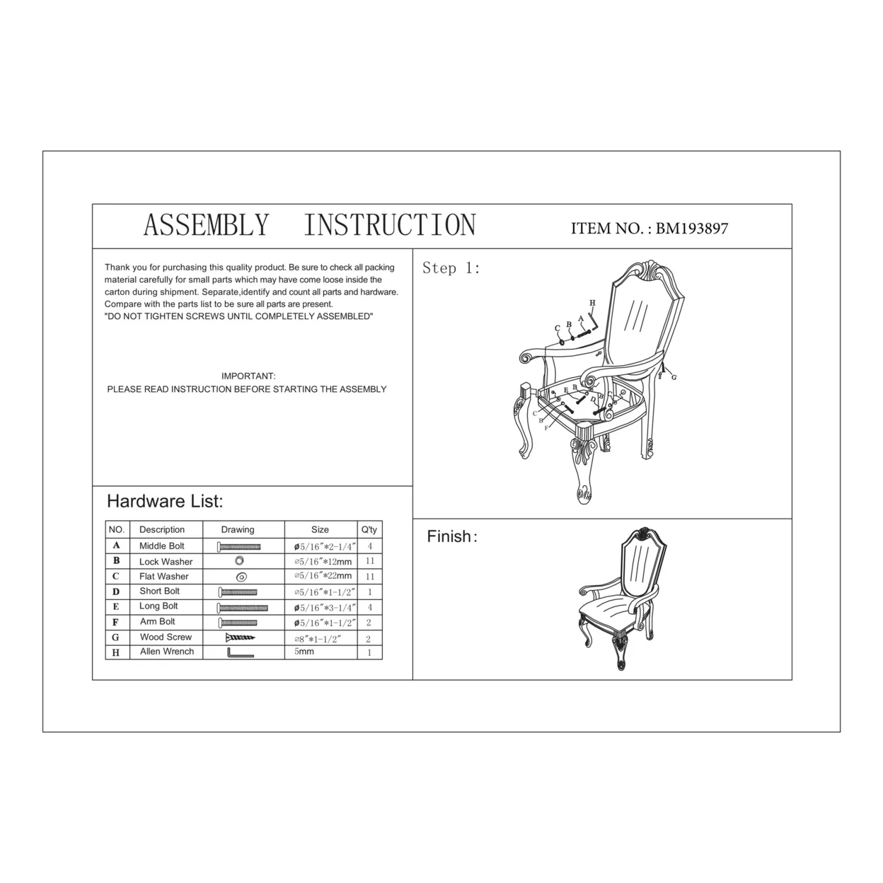 Saltoro Sherpi Faux Leather Upholstered Wooden Arm Chairs with Carved Details, Antique White, Set of Two