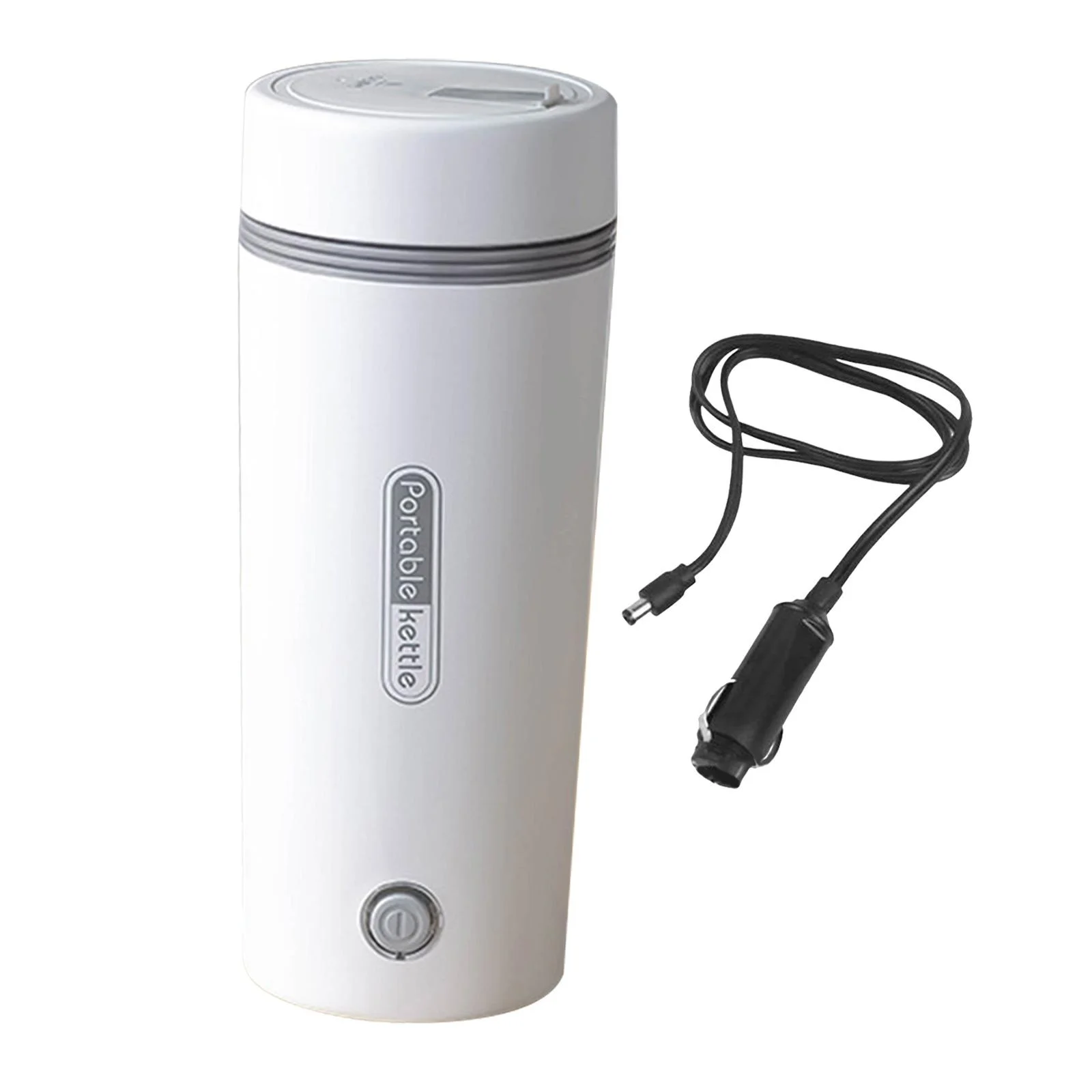 Baoblaze Electric Tea Kettle Portable Electric Kettle Personal Hot Water Boiler Small Tea white