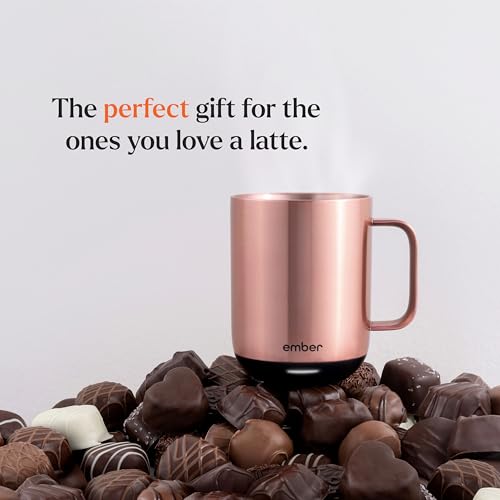 Ember Temperature Control Smart Mug 2, 14 Oz, App-Controlled Heated Coffee Mug with 80 Min Battery Life and Improved Design, Black