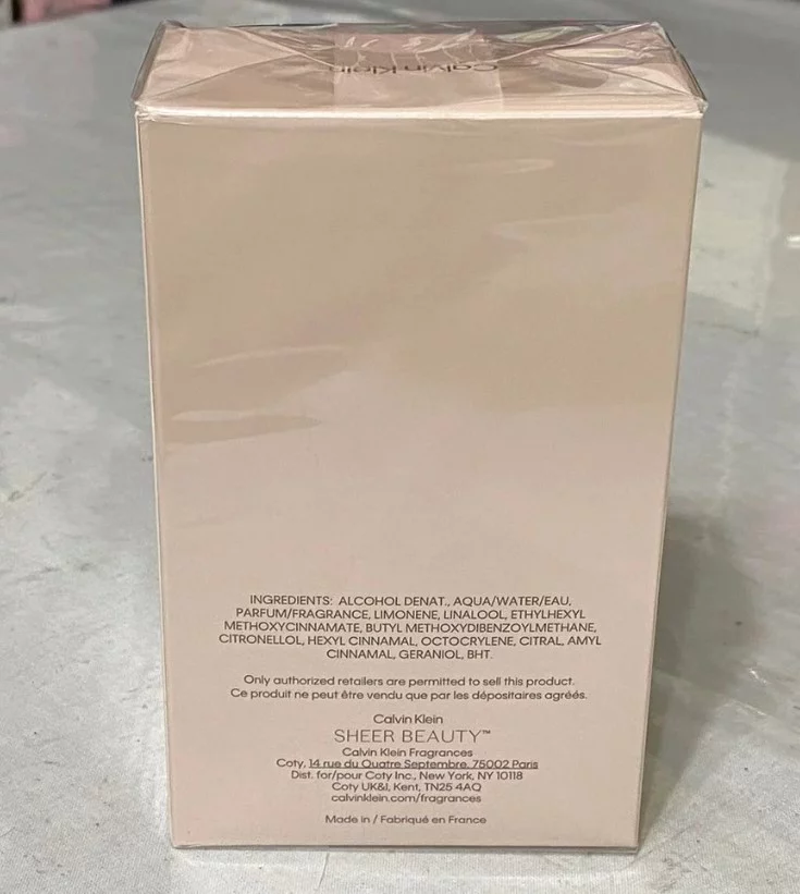 Sheer Beauty by Calvin Klein Eau de Toilette 3.4 fl oz *EN