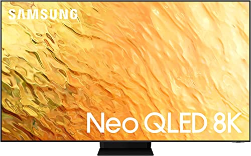 SAMSUNG 65-Inch Class Neo QLED 8K QN800B Series Mini LED Quantum HDR 32x, Dolby Atmos, Object Tracking Sound+, Ultra Viewing Angle, Smart TV with Alexa Built-In (QN65QN800BFXZA, 2022 Model)