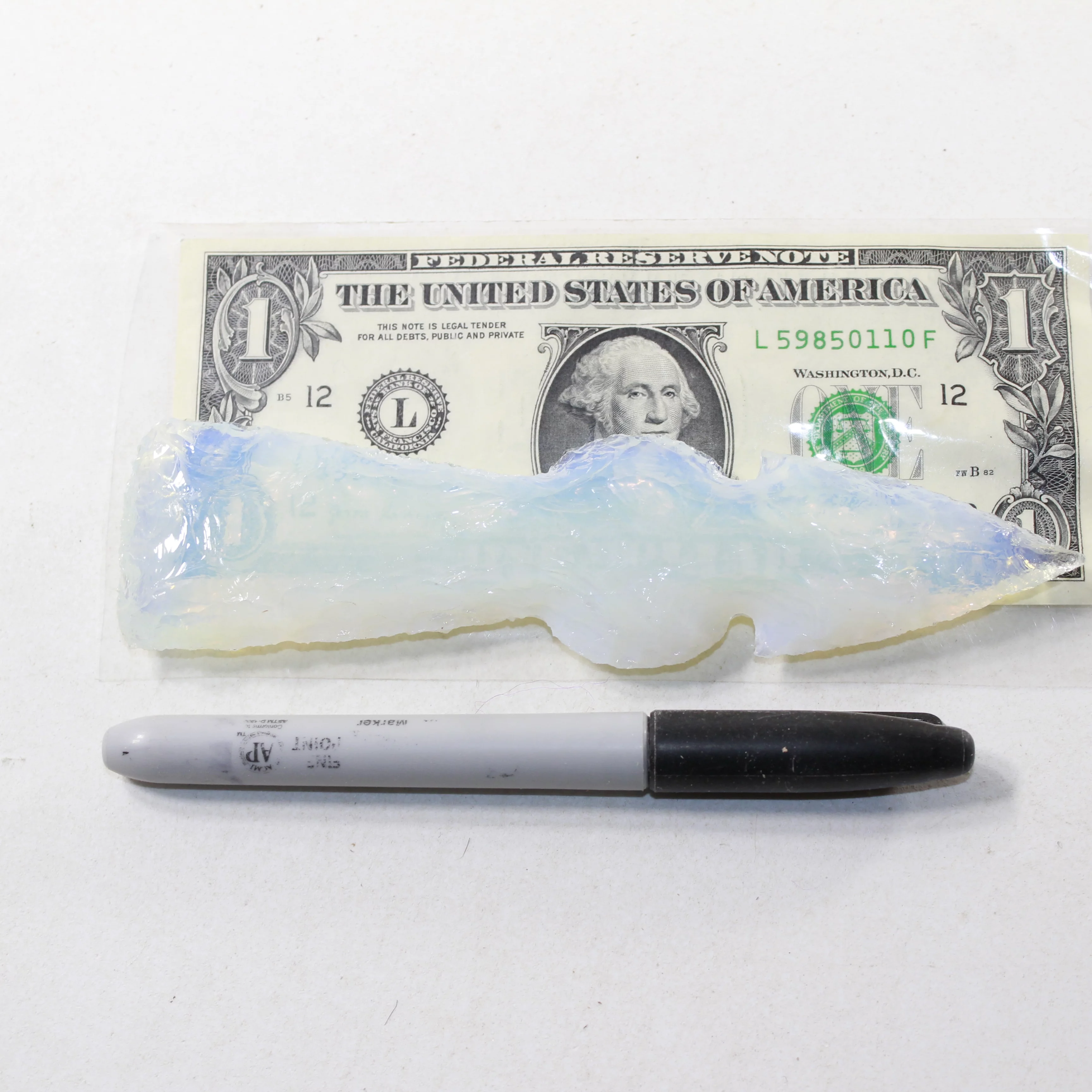 1 Opalite Ornamental Tomahawk Head #8533  Ax Axe Hatchet